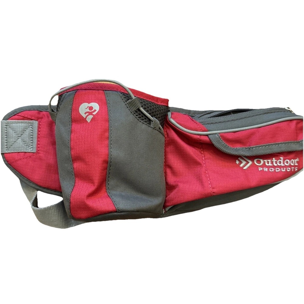 Outdoor Products Fanny Pack waist pouch/ H20‎ Holder pink Grey adjustable strap